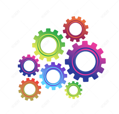 彩色齿轮 科技与美学的交融