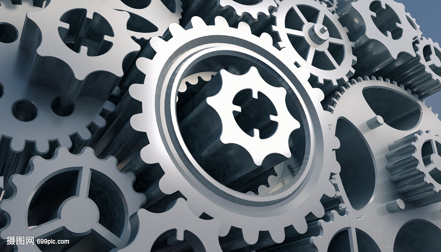 精密之舞 3D机械齿轮与现代工业轮的协同进化